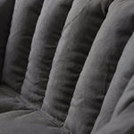 Grand Pouf Salon Canapé Gris Foncé – Le Bliss