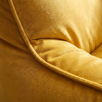 Petit Pouf Jaune Moutarde – Le Glow