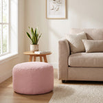 Petit Pouf Repose-Pieds Rose – Le Step