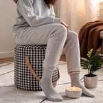Pouf Bouclette Tabouret Bicolore – Le Tabou