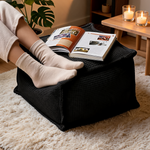 Pouf Carré Noir Salon – Le Form