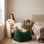 Pouf Chambre Doux Repose-Pieds Vert – Le Mist