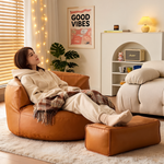 Pouf Chambre Fille Ado Orange – Le Titan