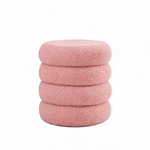 Pouf Coiffeuse Bouclette Rose – La Luna