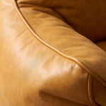 Pouf Cuir Jaune Fauteuil – Le Dawn