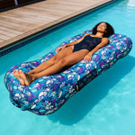 Pouf Extérieur Pour Piscine Flottant Bleu Tropic – Le Lagoon