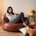 Pouf Géant Chambre Ado Terracotta – Le Titan
