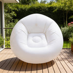 Pouf Gonflable Extérieur Blanc – Le Zephyr