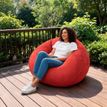 Pouf Gonflable Rouge Déco – Le Gonf