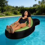 Pouf Piscine Gonflable Vert – Le Coral