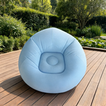 Pouf Plage Gonflable Bleu Ciel – Le Zephyr