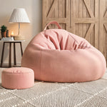 Pouf Poire Rose Adulte – Le Solace