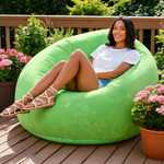 Pouf Poire Gonflable Vert Extérieur – L'Arc