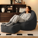 Pouf Poire Gris Foncé Adulte Canapé – Le Still