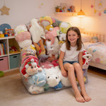 Pouf Pour Bébé Rangement Peluches – Le Kid
