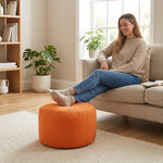 Pouf Repose-Pieds Canapé Orange – Le Step