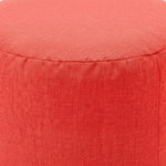 Pouf Repose-Pieds Scandinave Rouge – Le Step