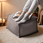 Pouf Salon Carré Gris Salon – Le Form