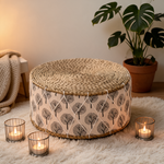 Pouf Tabouret Rotin Campagne – Le Zen