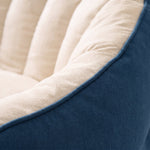 Canapé Pouf Modulable Bicolore Beige Bleu – Le Bliss