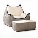 Fauteuil Pouf Chambre Gris – Le Breeze