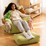 Fauteuil Velours Cotelé Chambre Vert – Le Moss