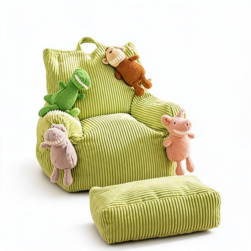 Fauteuil Velours Cotelé Chambre Vert – Le Moss