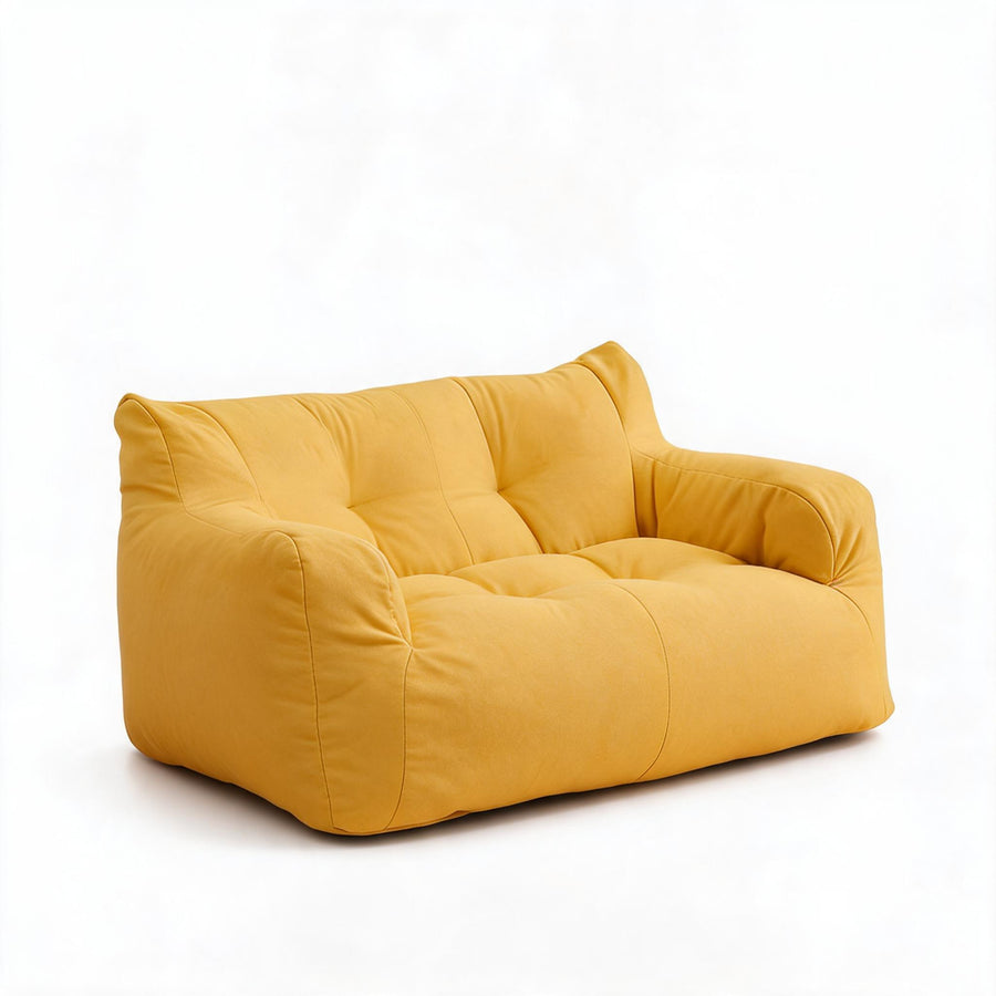 Grand Pouf Jaune Canapé 2 Places – Le Nest