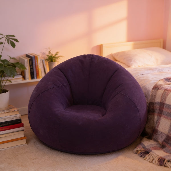 Gros Pouf Chambre Gonflable Bleu Marine – Le Bulle – Lifestyle
