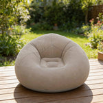 Gros Pouf Extérieur Gonflable Canapé Gris – Le Levant