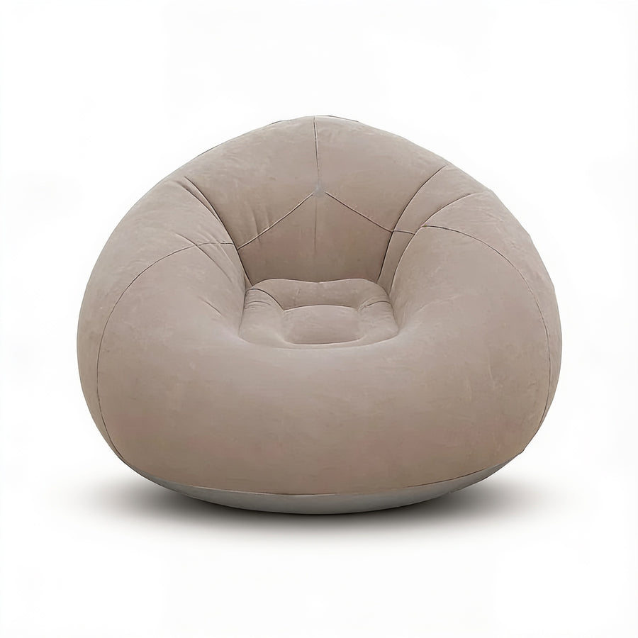 Gros Pouf Extérieur Gonflable Canapé Gris – Le Levant