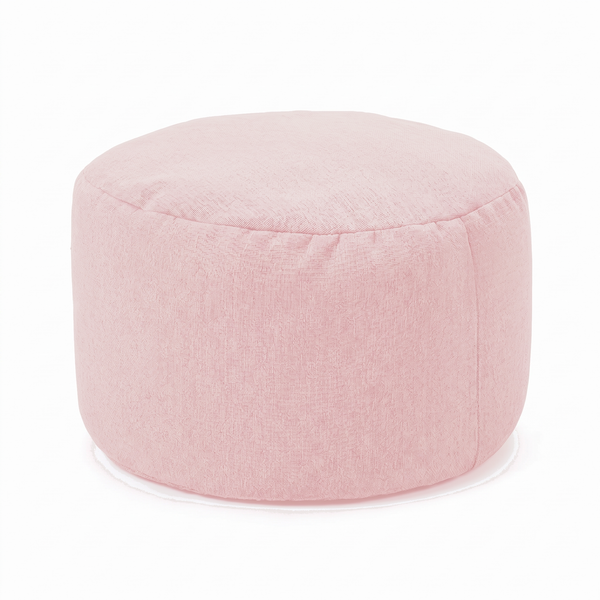Petit Pouf Repose-Pieds Rose – Le Step – Studio fond blanc