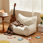 Petit Pouf Salon Blanc Décoratif – Le Glow