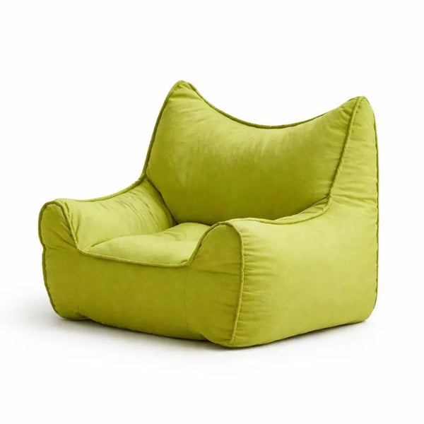 Petit Pouf Vert Sauge Décoratif – Le Glow – Studio fond blanc
