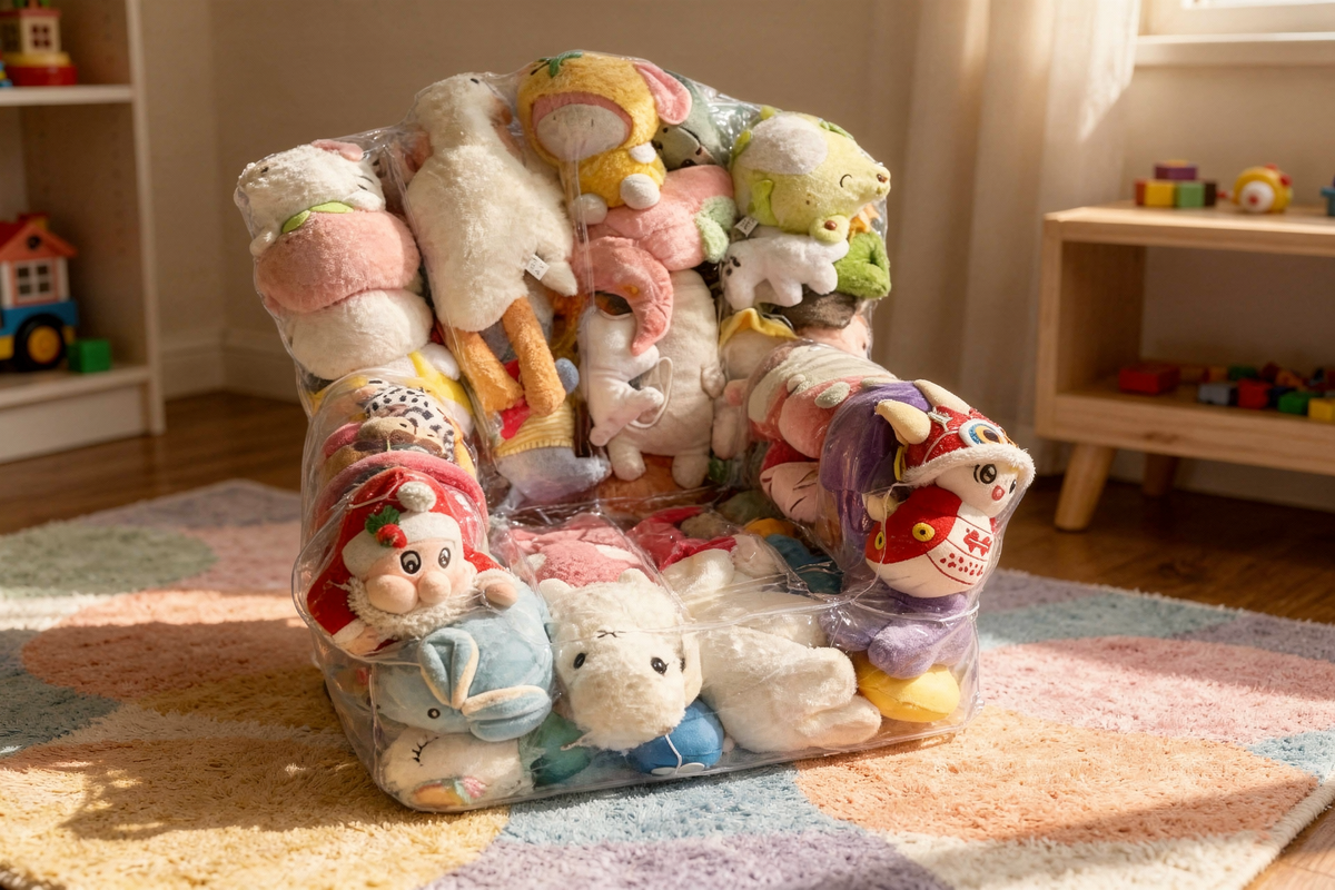 Pouf bébé - bannière collection mobile