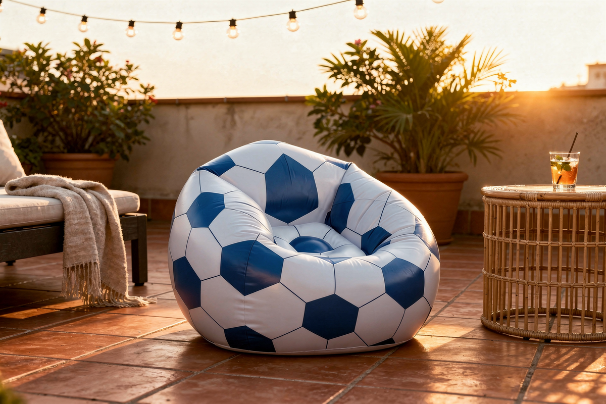 Pouf bleu - bannière collection mobile