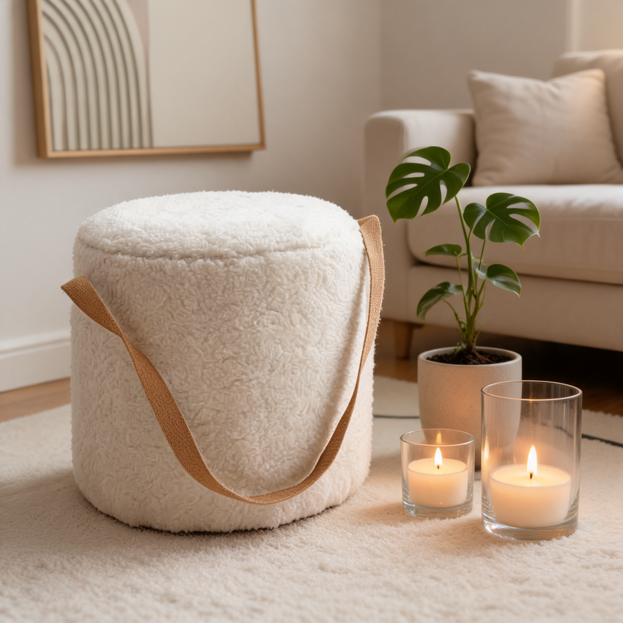 Pouf bouclette