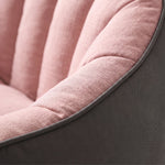 Pouf Canapé Bicolore Rose Gris – Le Bliss