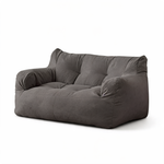 Pouf Canapé Géant Gris Foncé – L'Alcove