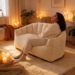 Pouf Canapé Salon Beige – Le Bliss