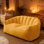 Pouf Canapé Salon Jaune – Le Bliss