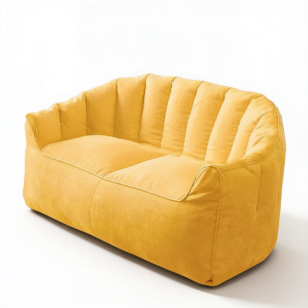 Pouf Canapé Salon Jaune – Le Bliss – Studio fond blanc
