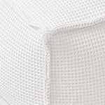 Pouf Carré Blanc Salon – Le Form