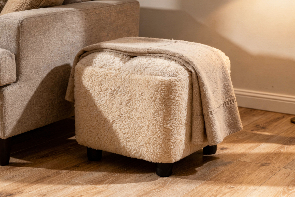 Pouf carré - bannière collection mobile