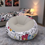 Pouf Chambre À Coucher Gonflable Gris – Le Bulle