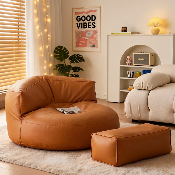 Pouf Chambre Fille Ado Orange – Le Titan – Lifestyle