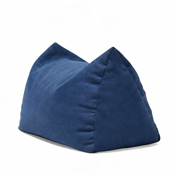 Pouf Chambre Repose-Pieds Bleu Ado – Le Mist – Studio fond blanc