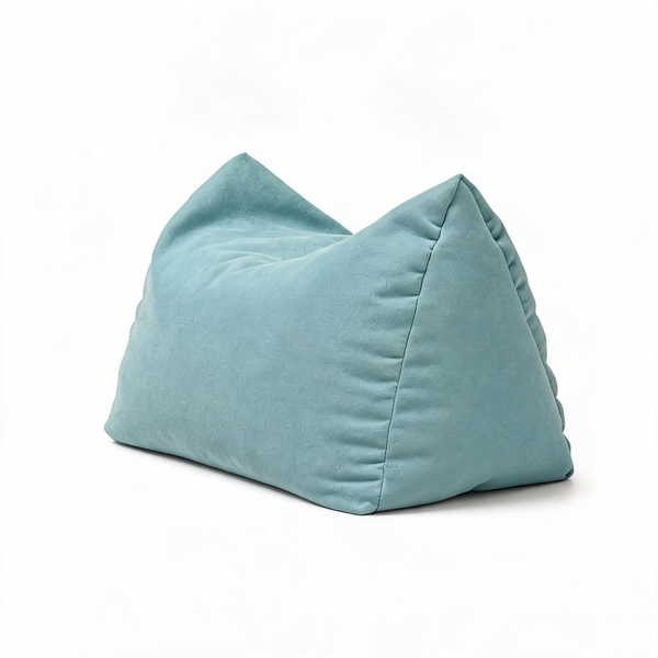 Pouf Chambre Repose-Pieds Bleu – Le Mist – Studio fond blanc