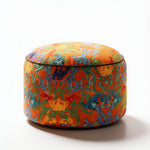 Pouf Rond Baroque Vintage – La Plume