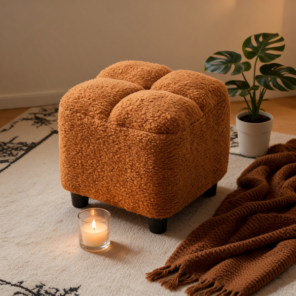 Pouf Coffre Bouclette – Le Nook – Lifestyle